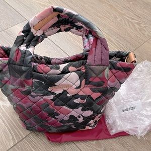 MZ WALLACE metro tote deluxe. Camo Dahlia print. XS. Perfect spring bag.